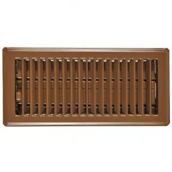 Flash Sale ❤️ Imperial Louvered Floor Register - Steel - Brown - 12-in L x 2 1/4-in W ❤️