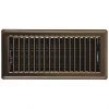 Cheapest 🎁 Imperial Steel Louvered Floor Register - Electroplated - Antique Brass - 3-in H x 10-in W 🎁