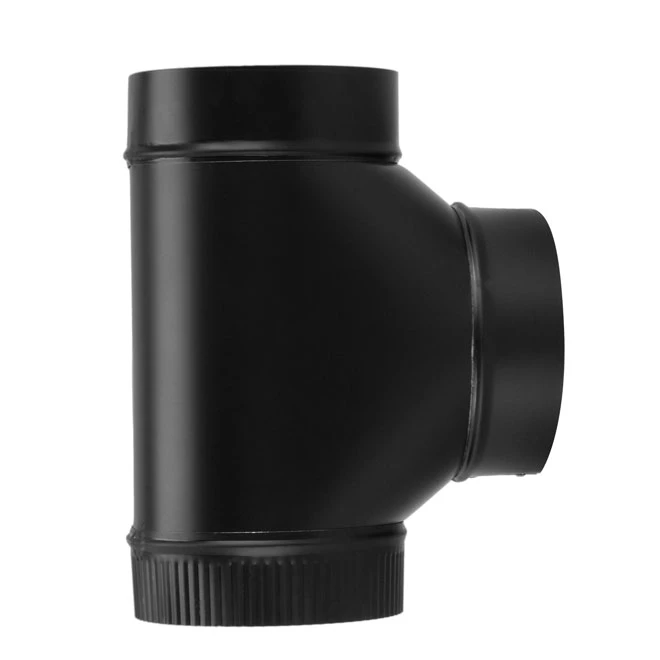 Cheap ๐ Imperial Assembled Tee - Matte Black - Steel - 24-Gauge - 7-in dia โ๏ธ 1 Cheap ๐ Imperial Assembled Tee - Matte Black - Steel - 24-Gauge - 7-in dia โ๏ธ