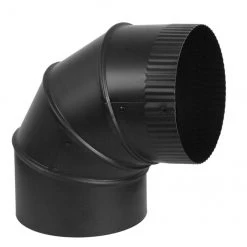 Best reviews of ❤️ Imperial Adjustable Elbow - Matte Black - Steel - 24 Gauge - 7-in dia 💯