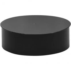 Cheap ⌛ Round End Cap to Close Duct - 8" - Black 🌟