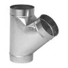 Cheap 🎁 Imperial Wye Duct - 4-in x 4-in x 4-in - 30-Gauge Galvanized Steel 🧨