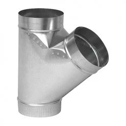 Cheap 🎁 Imperial Wye Duct - 4-in x 4-in x 4-in - 30-Gauge Galvanized Steel 🧨