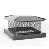 Buy 🔔 Imperial Premium Bolt-On Chimney Cap - Steel - Black Matte Satin - 8-in L x 8-in W 😉