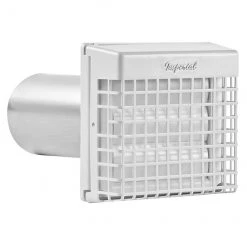 Hot Sale 😉 4" White Plastic Dryer Vent Exhaust 👏