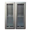 Brand new ⭐ Imperial Louvered Slate Grey Steel Floor Register - Rustproof Polystyrene Body - 2 Per Pack - 4-in W x 10-in L ✨