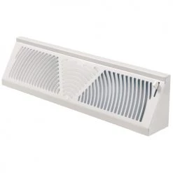 Wholesale 🧨 Imperial Steel Baseboard Register - White - Powder-Coat Painted - 24-in W x 4 1/2-in H x 3-in D 😍