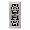 Deals 🔔 Imperial Dome Craft and Art Floor Register - Satin Nickel - Rustproof Polystyrene Body - 3-in W x 10-in L 🤩