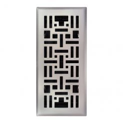 Deals 🔔 Imperial Dome Craft and Art Floor Register - Satin Nickel - Rustproof Polystyrene Body - 3-in W x 10-in L 🤩