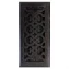 Brand new ✔️ Imperial Victorian Steel Floor Register - Matte Black - Rustproof Polystyrene Body - 4-in W x 10-in L ✔️