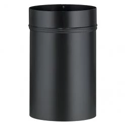 Deals 🎁 Imperial Stove Pipe Slip Connector - 24-Gauge Steel - Matte Black - 7-in Dia x 12-in L ✨