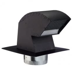 Promo 🛒 Imperial R2 Roof Vent Cap with Collar - 6" - Steel - Black 😀
