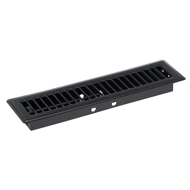 Outlet π Imperial Steel Floor Register - Matte Black - Widespread Air Diffusion - 2 1/4-in W x 12-in L π 1 Outlet π Imperial Steel Floor Register - Matte Black - Widespread Air Diffusion - 2 1/4-in W x 12-in L π