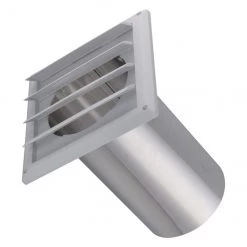 Flash Sale 🌟 Imperial 5-in dia White Plastic Louvered Vent Hood 🛒
