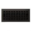 Wholesale 🛒 Imperial Cast Iron 1-Pack Black Floor Register (Duct Opening: 4-in x 10-in ; Outside: 1.75-in x 5.25-in) 🔥