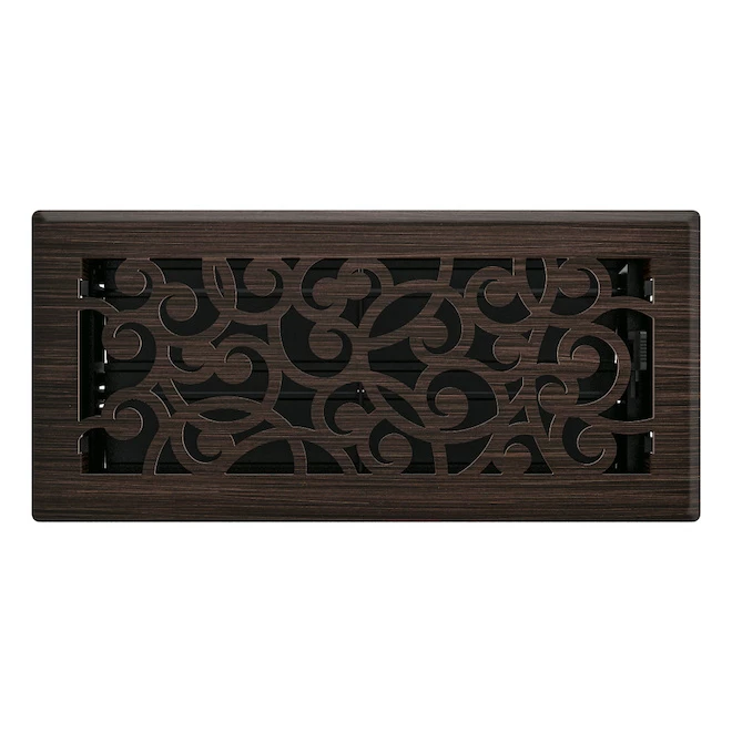 Buy π Imperial 4-in x 10-in Wonderland Oil-Rubbed Bronze Steel Floor Register π 1 Buy π Imperial 4-in x 10-in Wonderland Oil-Rubbed Bronze Steel Floor Register π