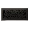 Best Pirce 💯 Imperial 4-in x 10-in Wonderland Oil-Rubbed Bronze Steel Floor Register 👏