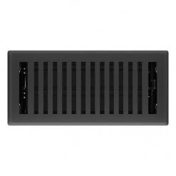 Best Pirce 🤩 Imperial Black Steel and Polystyrene Floor Register 4-in x 10-in 🔥